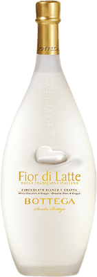 Envío gratis | Crema de Licor Bottega Flor de Latte Botella Medium 50 cl