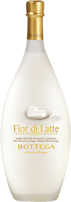 Creme de Licor Bottega Flor di Latte Garrafa Medium 50 cl Cioccolato Bianco — Chocolate Branco, Grappa