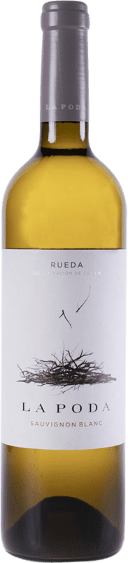 10,95 € Envío gratis | Vino blanco Palacio La Poda Crianza D.O. Rueda