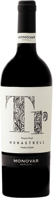 Envío gratis | Vino tinto Monovar TR Crianza D.O. Alicante Comunidad Valenciana España Monastrell 75 cl