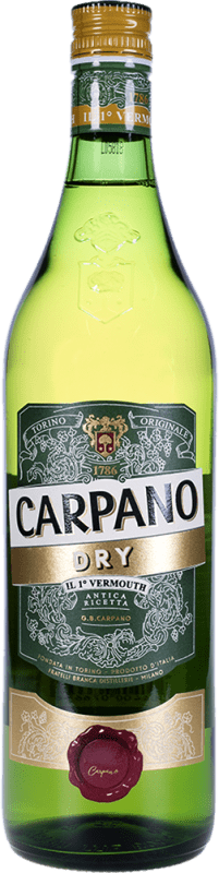 Kostenloser Versand | Wermut Carpano Classico Dry Trocken Italien 1 L