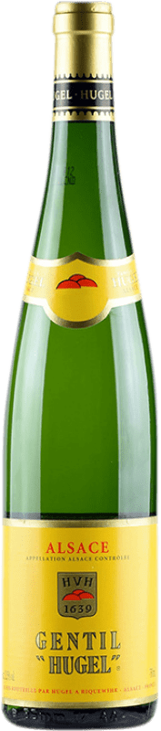 Бесплатная доставка | Белое вино Hugel & Fils Riesling Gentil A.O.C. Alsace Эльзас Франция Gewürztraminer — Гевюрцтраминер, Riesling — Рислинг, Pinot Gris — Пино Гри 75 cl