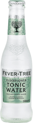Getränke und Mixer 24 Einheiten Box Fever-Tree Elderflower Kleine Flasche 20 cl