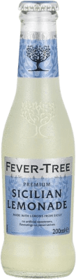 Free Shipping | 24 units box Soft Drinks & Mixers Fever-Tree Sicilian Lemonade United Kingdom Small Bottle 20 cl