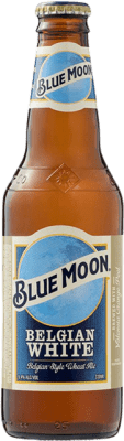 送料無料 | 24個入りボックス ビール Blue Moon アメリカ 3分の1リットルのボトル 33 cl