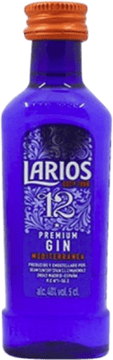 1,95 € | Джин Larios Premium Gin Mediterránea Испания 12 Лет миниатюрная бутылка 5 cl