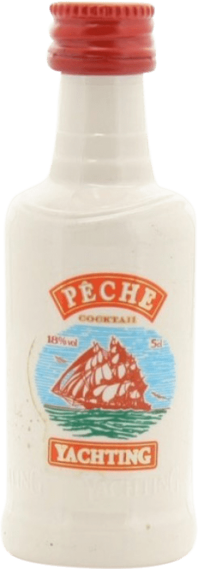 1,95 € | Licores Yachting Espanha Garrafinha Miniatura 5 cl Pêche — Pêssego, Whisky