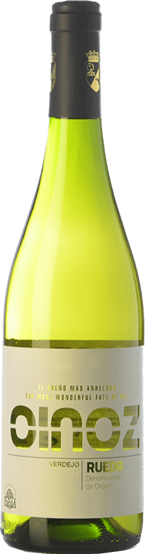 9,95 € Spedizione Gratuita | Vino bianco Carlos Moro Oinoz D.O. Rueda