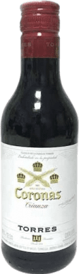 2,95 € | Красное вино Torres Coronas D.O. Catalunya Каталония Испания Маленькая бутылка 18 cl