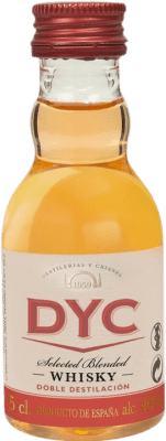3,95 € Kostenloser Versand | Blended Whisky DYC Miniaturflasche 5 cl