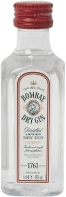 Джин Bombay London Dry Gin миниатюрная бутылка 5 cl