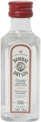 3,95 € Envío gratis | Ginebra Gin Bombay Botellín Miniatura 5 cl