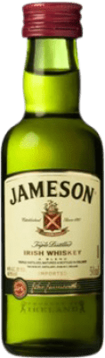 3,95 € Envio grátis | Whisky Blended Jameson Garrafinha Miniatura 5 cl