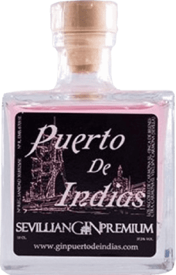 Gin Puerto de Indias Gin Bottiglia Miniatura 10 cl