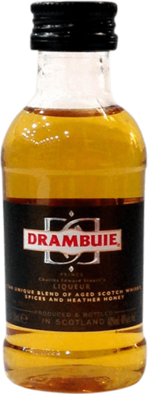 Kostenloser Versand | Liköre Drambuie Großbritannien Miniaturflasche 5 cl