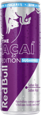 Refrescos e Mixers Caixa de 12 unidades Red Bull Energy Drink Sugarfree Açaí Edition Lata 25 cl