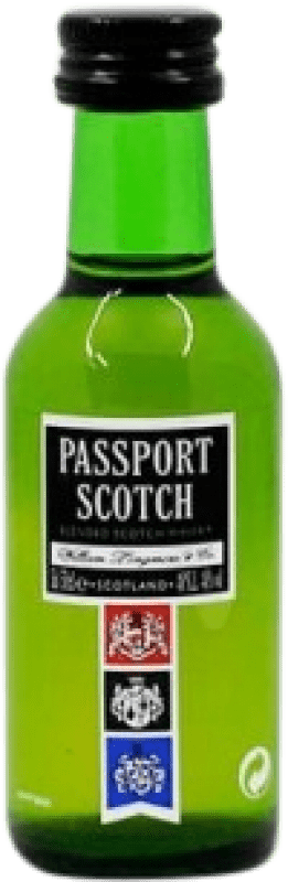 Envoi gratuit | Blended Whisky Passport Scoth Bouteille Miniature 5 cl