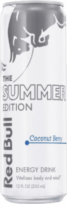 69,95 € 免费送货 | 盒装24个 饮料和搅拌机 Red Bull Energy Drink Coconut Edition 铝罐 25 cl