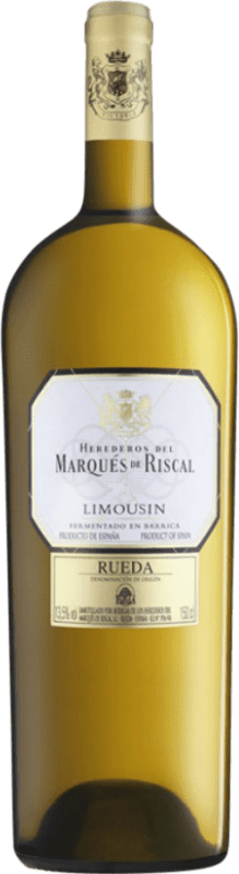 68,95 € Free Shipping | White Wine Marqués de Riscal Limousin D.O. Rueda Magnum Bottle 1,5 L