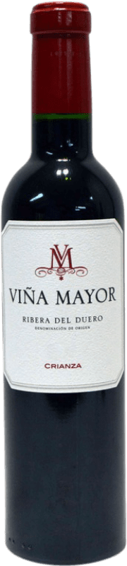 12,95 € Бесплатная доставка | Красное вино Viña Mayor старения D.O. Ribera del Duero Половина бутылки 37 cl