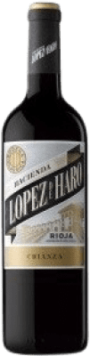 4,95 € | Красное вино Hacienda López de Haro старения D.O.Ca. Rioja Ла-Риоха Испания Tempranillo, Grenache, Graciano Половина бутылки 37 cl