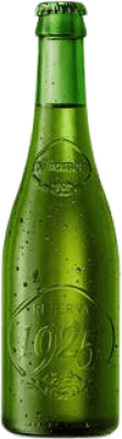 Envio grátis | Caixa de 24 unidades Cerveja Alhambra 1925 Reserva Andaluzia Espanha Garrafinha Terço 33 cl
