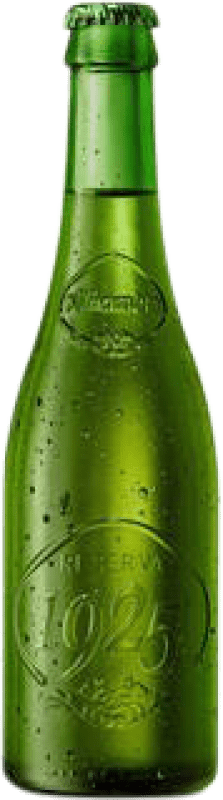 59,95 € Envio grátis | Caixa de 24 unidades Cerveja Alhambra 1925 Reserva Garrafa Terço 33 cl
