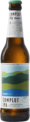 送料無料 | 24個入りボックス ビール Estrella Damm Complot IPA 3分の1リットルのボトル 33 cl