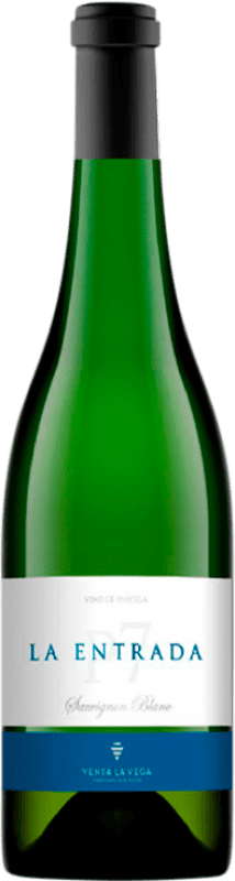 Envoi gratuit | Vin blanc Venta la Vega La Entrada Sauvignon Blanc D.O. Almansa Castilla La Mancha Espagne Sauvignon Blanc 75 cl