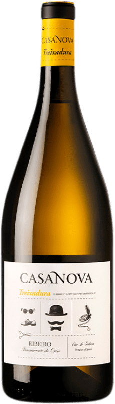 Envoi gratuit | Vin blanc Pazo Casanova D.O. Ribeiro Galice Espagne Godello, Loureiro, Treixadura, Albariño 75 cl