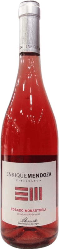 9,95 € Free Shipping | Rosé sparkling Enrique Mendoza Rosado D.O. Alicante Valencian Community Spain Monastrell Bottle 75 cl