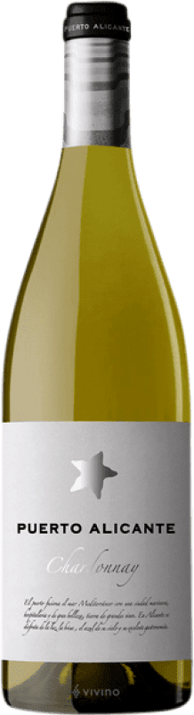 免费送货 | 白酒 Vicente Gandía Puerto Alicante Blanco D.O. Alicante 巴伦西亚社区 西班牙 Chardonnay 75 cl