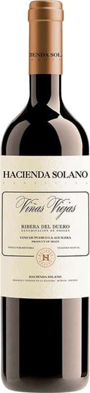 Kostenloser Versand | Rotwein Hacienda Solano VV Viñas Viejas — Alte Reben D.O. Ribera del Duero Kastilien und León Spanien Tempranillo Magnumflasche 1,5 L