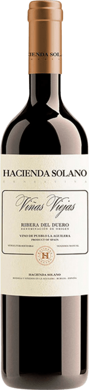 Spedizione Gratuita | Vino rosso Hacienda Solano Viñas Viejas D.O. Ribera del Duero Castilla y León Spagna Tempranillo Bottiglia Magnum 1,5 L