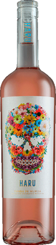 Free Shipping | Rosé wine Casa Rojo Haru Rosado D.O. Jumilla Spain Syrah, Grenache, Monastrell 75 cl