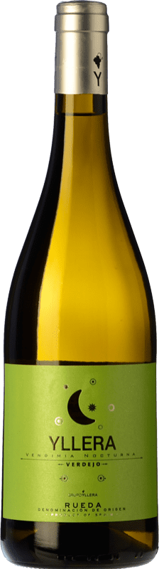 8,95 € Free Shipping | White wine Yllera Vendimia Nocturna Blanco D.O. Rueda Castilla y León Verdejo Bottle 75 cl