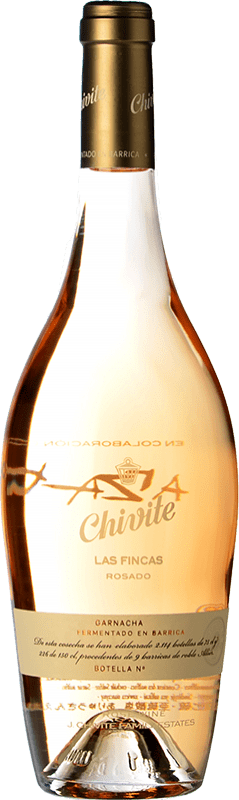 19,95 € | Rosé sparkling Chivite Las Fincas Rosado Fermentación en Barrica Grenache Bottle 75 cl