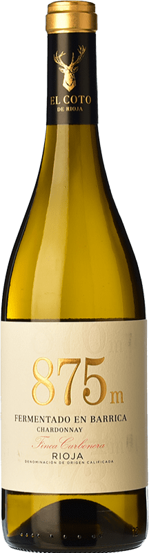 22,95 € Envío gratis | Vino blanco Coto de Rioja 875 Fermentado en Barrica D.O.Ca. Rioja