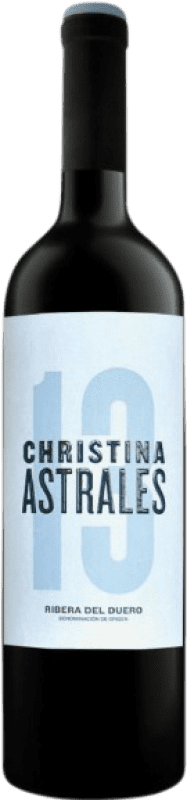 43,95 € Free Shipping | Red wine Astrales Christina D.O. Ribera del Duero Castilla y León Spain Tempranillo Bottle 75 cl