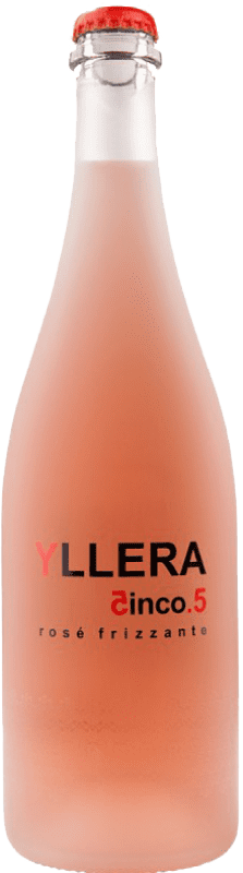 12,95 € Envío gratis | Espumoso rosado Yllera Cinco.5 Rosé Frizzante 5.5 Joven D.O. Rueda