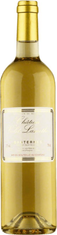 Envio grátis | Vinho branco Lahiteau Château Violet Lamothe A.O.C. Sauternes Bordeaux França Sauvignon Branca, Sémillon Meia Garrafa 37 cl