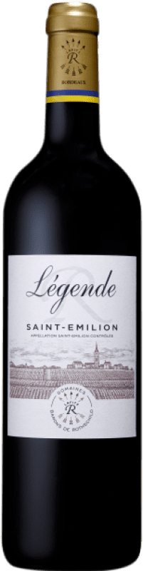29,95 € | Red wine Barons de Rothschild Légende A.O.C. Saint-Émilion Bordeaux France Merlot, Cabernet Franc Bottle 75 cl