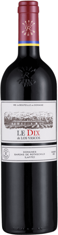 63,95 € | Red Wine Barons de Rothschild Los Vascos Le DIX I.G. Valle de Colchagua Colchagua Valley Chile Syrah — Shiraz, Cabernet Sauvignon, Carmenère 75 cl