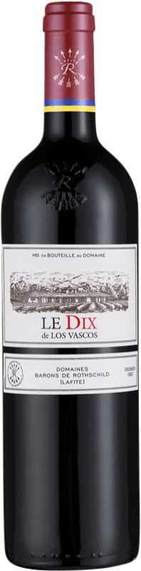 85,95 € Envío gratis | Vino tinto Barons de Rothschild Los Vascos Le DIX I.G. Valle de Colchagua