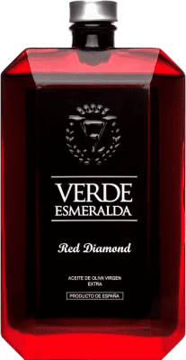 32,95 € | Olio d'Oliva Verde Esmeralda Diamond Red — Edizione Rossa, Premium, EVO Extra Vergine Andalusia Spagna Royal Bottiglia Medium 50 cl