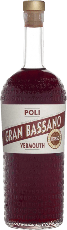 Бесплатная доставка | Вермут Poli Gran Bassano Rosso Италия 75 cl