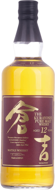 Envoi gratuit | Single Malt Whisky The Kurayoshi Pure Malt 12 Ans 70 cl