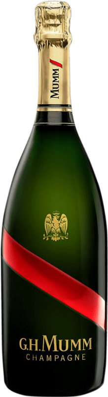 54,95 € | Белое игристое G.H. Mumm Grand Cordon A.O.C. Champagne шампанское Франция Pinot Black, Chardonnay, Pinot Meunier 75 cl