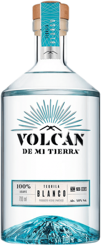 Бесплатная доставка | Текила Volcán de mi Tierra Blanco Мексика 70 cl