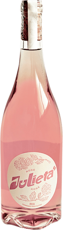 Envio grátis | Espumante rosé Juliet Rose Julieta's Golden Rose D.O.Ca. Rioja La Rioja Espanha Tempranillo 75 cl